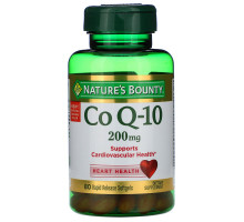 Nature's Bounty, Коэнзим Q-10, 200 мг, 80 мягких капсул с быстрым высвобождением