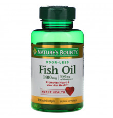 Nature's Bounty, Fish Oil, 1400 mg, 39 Coated Softgels