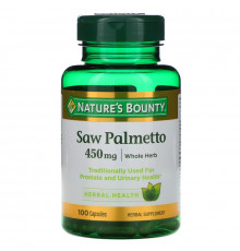 Nature's Bounty, Saw Palmetto, 450 mg, 100 Capsules