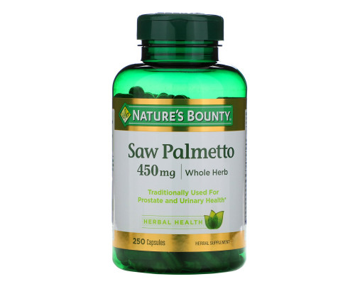 Nature's Bounty, Со пальметто, 250 капсул Nature's Bounty, Со пальметто, 250 капсул