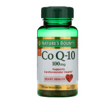 Nature's Bounty, Коэнзим Q10, 100 мг, 75 желатиновых капсул с быстрым высвобождением