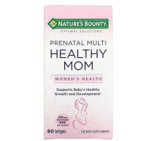 Nature's Bounty, Мультивитамины для здоровой мамы Optimal Solutions, 60 желатиновых капсул