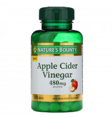Nature's Bounty, Яблочный уксус, 480 мг, 200 таблеток