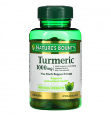 Nature's Bounty, Turmeric, 1000 mg, 60 Capsules