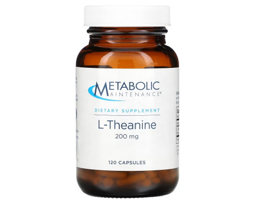 Metabolic Maintenance, L-Theanine, 200 mg, 120 Capsules Metabolic Maintenance, L-Theanine, 200 mg, 120 Capsules