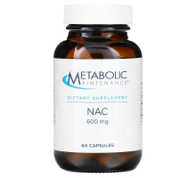 Metabolic Maintenance, NAC, 600 мг, 60 капсул