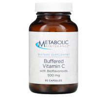 Metabolic Maintenance, Buffered Vitamin C with Bioflavonoids, 500 mg, 90 Capsules