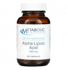Metabolic Maintenance, Alpha Lipoic Acid, 300 mg, 100 Capsules
