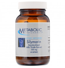 Metabolic Maintenance Silymarin Standardized Milk Thistle Extract 300 mg 60 Capsules