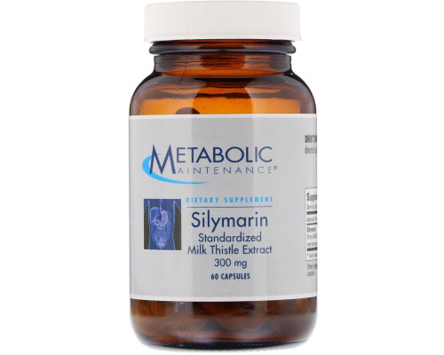 Metabolic Maintenance Silymarin Standardized Milk Thistle Extract 300 mg 60 Capsules Metabolic Maintenance Silymarin Standardized Milk Thistle Extract 300 mg 60 Capsules