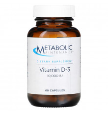 Metabolic Maintenance, Vitamin D-3, 10,000 IU, 60 Capsules