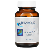 Metabolic Maintenance Витамин D-3 5000 МЕ 90 капсул