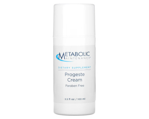 Metabolic Maintenance Натуральный крем Progeste 3.5 жидких унции (100 мл) Metabolic Maintenance Натуральный крем Progeste 3.5 жидких унции (100 мл)