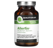 Quality of Life Labs, Allerfin, 60 Vegicaps