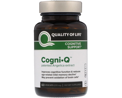 Quality of Life Labs CognI·Q Cognitive Support 200 mg 60 Veggie Caps Quality of Life Labs CognI·Q Cognitive Support 200 mg 60 Veggie Caps