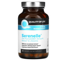 Quality of Life Labs, Serenelle, Stress Management, 60 VegiCaps