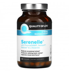 Quality of Life Labs, Serenelle, Stress Management, 60 VegiCaps