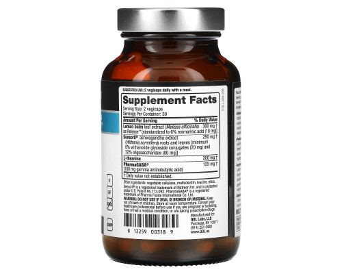 Quality of Life Labs, Serenelle, Stress Management, 60 VegiCaps