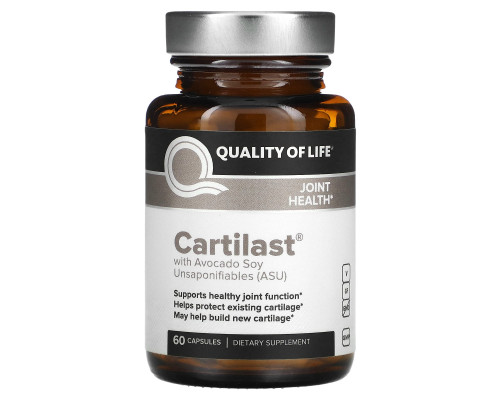 Quality of Life Labs Картиласт 60 капсул на растительной основе Quality of Life Labs Картиласт 60 капсул на растительной основе