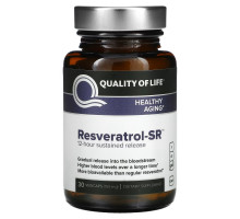Quality of Life Labs, Ресвератрол-SR, 150 мг, 30 вегетарианских капсул