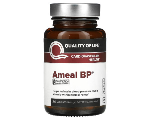 Quality of Life Labs Ameal BP Cardiovascular Health 30 Capsules Quality of Life Labs Ameal BP Cardiovascular Health 30 Capsules