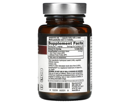 Quality of Life Labs Ameal BP Cardiovascular Health 30 Capsules Quality of Life Labs Ameal BP Cardiovascular Health 30 Capsules