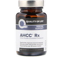 Quality of Life Labs, Быстроусваиваемый активный гемицеллюлозный компонент, 300 мг, 60 желатиновых капсул