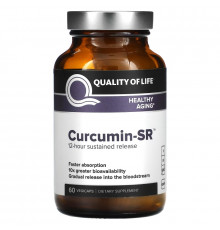 Quality of Life Labs, Curcumin-SR, 60 Vegicaps