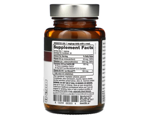 Quality of Life Labs, CoQ10-SR, 30 VegiCaps Quality of Life Labs, CoQ10-SR, 30 VegiCaps