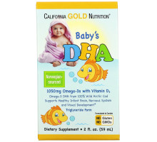 California Gold Nutrition, ДГК для детей, 2 ж. унции (59 мл)