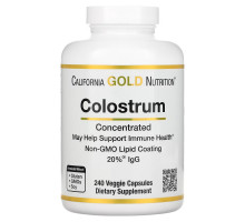 California Gold Nutrition Концентрированное молозиво 240 капсул
