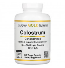 California Gold Nutrition Концентрированное молозиво 240 капсул
