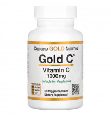 California Gold Nutrition Витамин C Quali-C 1000 мг 60 растительных капсул