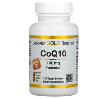 California Gold Nutrition, Коэнзим Q10, 100 мг, 120 Овощные мягкие гели