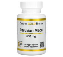 California Gold Nutrition Органическая мака 500 мг 90 растительных капсул