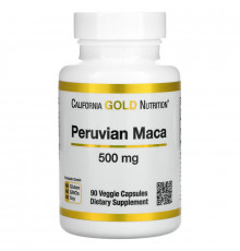California Gold Nutrition Органическая мака 500 мг 90 растительных капсул