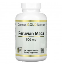 California Gold Nutrition Мака 500 мг 240 растительных капсул