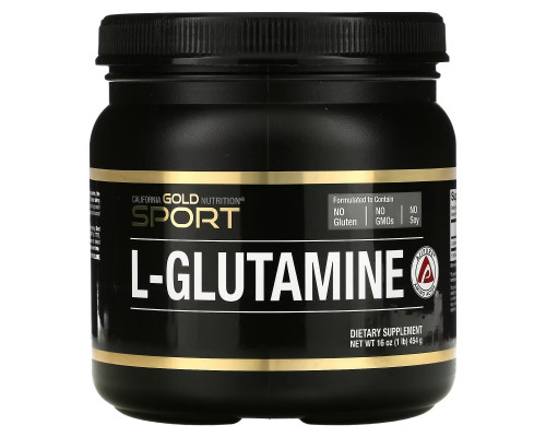 California Gold Nutrition, Kyowa Hakko, Pure L-Glutamine, 16 oz (454 g) California Gold Nutrition, Kyowa Hakko, Pure L-Glutamine, 16 oz (454 g)
