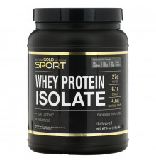 California Gold Nutrition, WPI 90, Instantized Whey Protein Isolate, Ultra-Low Lactose, 16 oz (454 g)