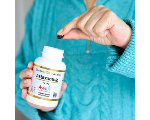 California Gold Nutrition, Natural Astaxanthin, USA Sourced, No Gluten, No GMOs, 12 mg, 120 Veggie Softgels California Gold Nutrition, Natural Astaxanthin, USA Sourced, No Gluten, No GMOs, 12 mg, 120 Veggie Softgels