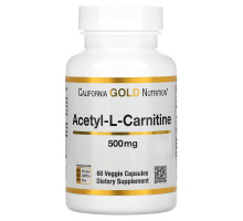 California Gold Nutrition, SPORT, Acetyl-L-Carnitine, 500 mg, 60 Veggie Capsules