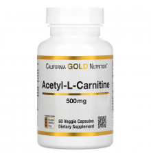 California Gold Nutrition, SPORT, Acetyl-L-Carnitine, 500 mg, 60 Veggie Capsules