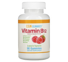 California Gold Nutrition, Vitamin B12 Gummies, Natural Raspberry Flavor, Gelatin Free, 3000 mcg, 90 Gummies