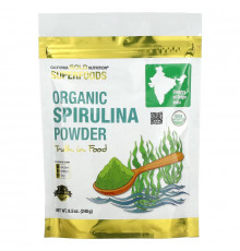 California Gold Nutrition, Суперфуд, Порошок органической спирулины, 8,5 унц. (240 г)