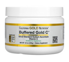 California Gold Nutrition, Забуференный витамин C, порошок витамина C, некислый, аскорбат натрия, 238 г (8,40 унций)