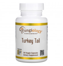 California Gold Nutrition, Fungiology, Full-Spectrum Turkey Tail, 90 Planetcaps