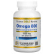 California Gold Nutrition, Омега 800, Рыбий жир фармацевтического класса, 80% EPA / DHA, Триглицеридная форма, Немецкая обработка, Без холестерина, 1000 мг, 90 рыбных желатиновых мягких гелей