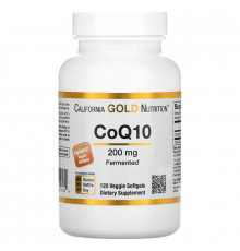 California Gold Nutrition, CoQ10, 200 mg, 120 Veggie Softgels