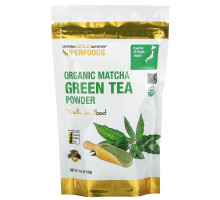 California Gold Nutrition, Чудо-пища, порошок зеленого чая маття, 4 унции (114 г)