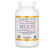 California Gold Nutrition, Prenatal MultiVitamin, 60 Softgel
